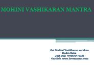 Strong Mohini Vashikaran Mantra Of  Love