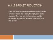 Male breast reduction in Sculptindia.com