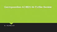 Germguardian AC4825 Air Purifier Review