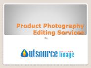 Product Photography Editing Services