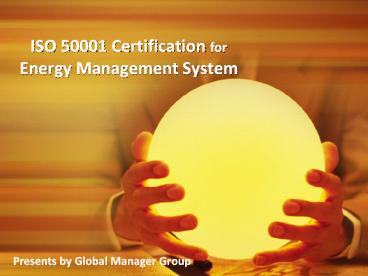 ISO 50001 Certification