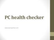 Pc and laptop health checker