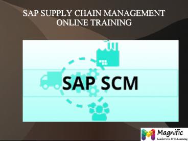 SAP SCM online training in Australia
