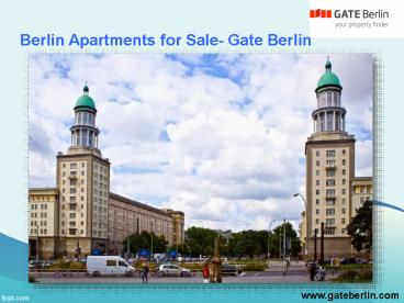 Berlin Apartments for Sale- Gate Berlin