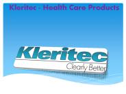 Kleritec Clearly Better