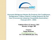 Ammonia Refrigerant Market Analysis and Forecast
