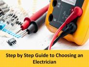 Step by step guide for choosing an electrician