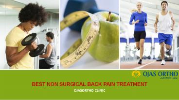 Best Non surgical back pain treatment | OjasOrtho Clinic