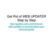 Get Rid of WEB UPDATER Step by Step