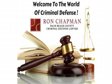 Top Criminal Defense Lawyer In Palm Beach County