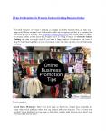 5 Tips For Retailers To Promote Fashion Clothing Business Online PowerPoint PPT Presentation
