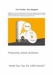 Get Viewlio - Free Register