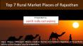Top 7 Rural Market Places of Rajasthan