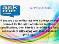 Car Prices In India PowerPoint PPT Presentation