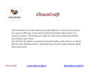 Personalised Birthday Gifts