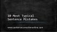 10 Most Typical Sentence Mistakes PowerPoint PPT Presentation