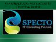 sap simple finance online trainig in dubai PowerPoint PPT Presentation