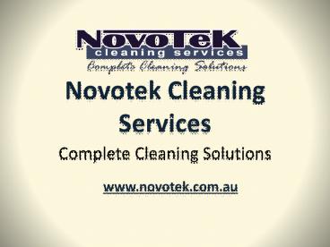 Novotek Cleaning Services Newcastle