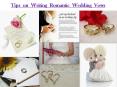 Tips on Writing Romantic Wedding Vows PowerPoint PPT Presentation