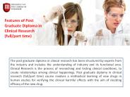 Best clinical Research course Institute for Placement