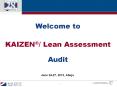Kaizen Lean Assessment Audit PowerPoint PPT Presentation