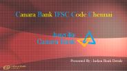 SWIFT code for Canara bank chennai
