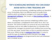 How Time Management Software Helps Avoid Scheduling Conflicts