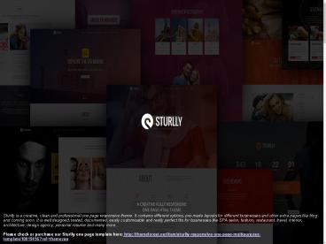 Sturlly | Responsive OnePage Multipurpose Template