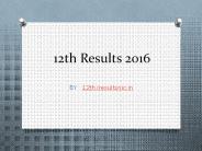 CBSE 12th Board  Result 2016 (2)