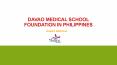 davao medical school foundation in philippines PowerPoint PPT Presentation