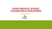 davao medical school foundation in philippines
