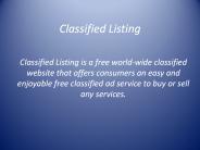 Post Classified Ads (1)