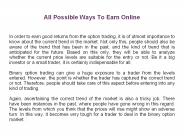 All Possible Ways To Earn Online
