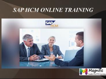 SAP HCM online training in UK