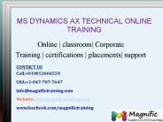 MS Dynamica Ax Technical Online Training in USA