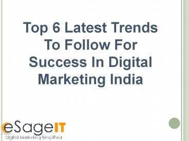 Digital Marketing Agency India