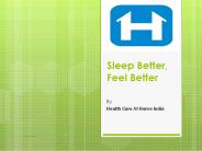 Sleep Better, Feel Better