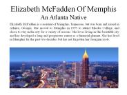 Elizabeth McFadden Of Memphis -  An Atlanta Native (1)