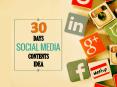 30 Days Social Media Content Marketing PowerPoint PPT Presentation