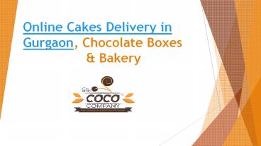 Online Cake Delivery in Gurgaon