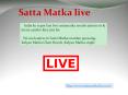 Satta Matka result PowerPoint PPT Presentation