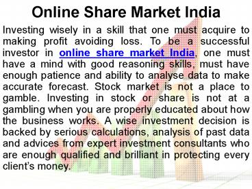 Statistical Stock Trading Firms