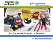 Electrical Materials Suppliers in Bangalore