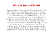 Make an obstruction in Muscle Pain with Soma