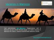Vacanze in Marocco
