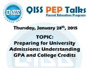 QISS January 2016 PEP Talk