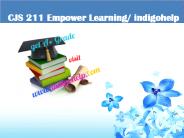 CJS 211 Empower Learning/ indigohelp
