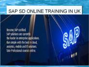 sap sd online training in uk