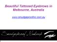 Beautiful Tattooed Eyebrows - www.smudgeproofinc.com.au - Call 0449 040 076 PowerPoint PPT Presentation