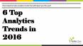 6 Top Analytics Trends in 2016 PowerPoint PPT Presentation